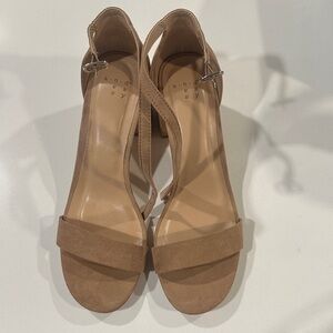 a new day Tan Heeled Sandals